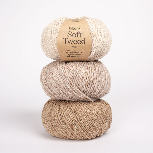 Drops Soft Tweed sand Fb. 03