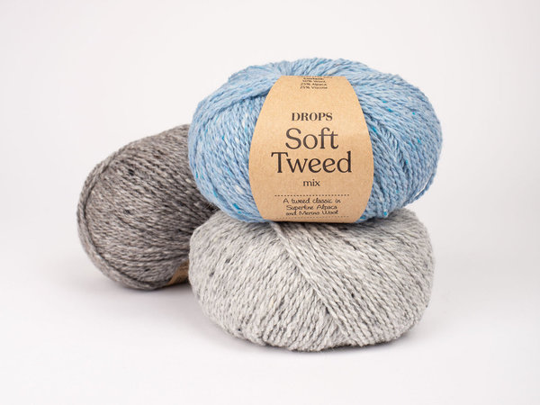 Drops Soft Tweed aquamarin Fb. 11